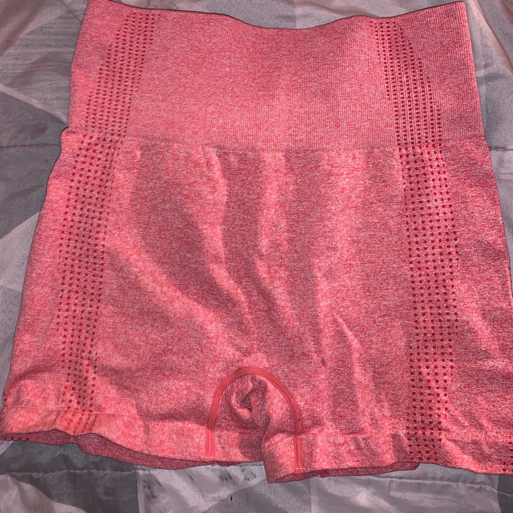 Pink Seamless Shorts